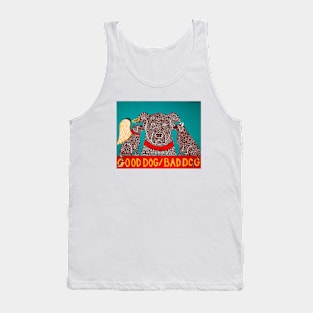 Stephen Huneck Good Dog/Bad Dog Funny Tank Top